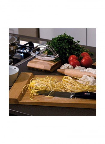 Double-Sided Serving Tray And Cutting Board Beige 19.6x5.9x1.18inch
