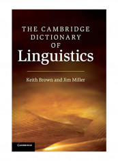 The Cambridge Dictionary of Linguistics Hardcover