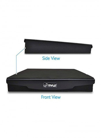 Sound Dampening Speaker Riser Black