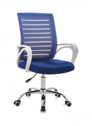 Rotating and Lifting Office Chair Blue/Grey