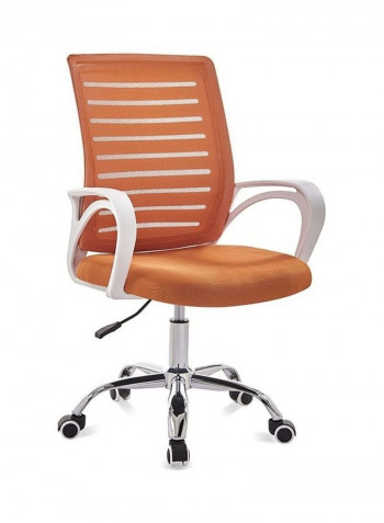 Rotating and Lifting Office Chair Orange