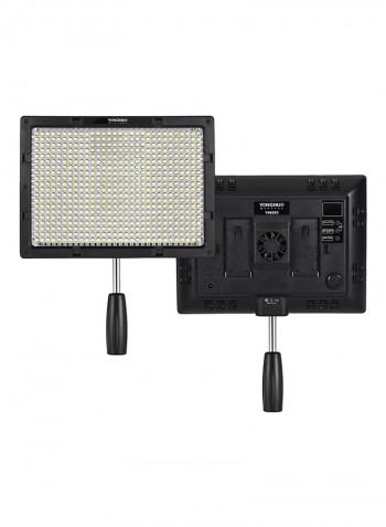 600-Piece LED Video Photography Fill Light Lamp YN600S Black