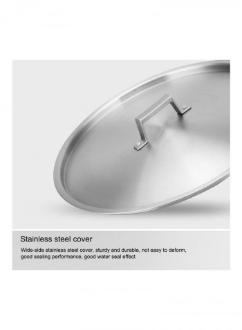 Commercial Stock Cooking Pot Silver 50 x 29 x 40cm