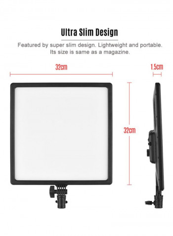 LED Video And Photography Fill Light White/Black