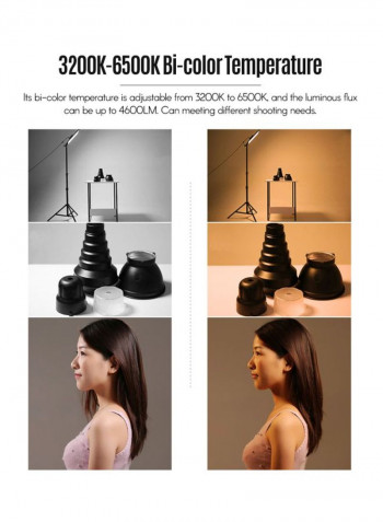 LED Video And Photography Fill Light White/Black