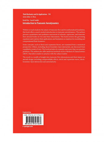 Introduction To Transonic Aerodynamics (Fluid Mechanics And Its Applications) Hardcover