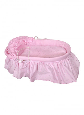 Baby Cot/Basket With Frills