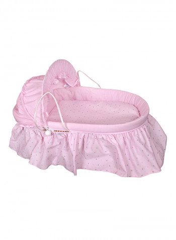 Baby Cot/Basket With Frills