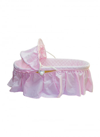 Solid Hooded Basket With Frills