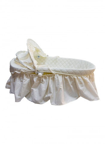 Solid Hooded Basket With Frills