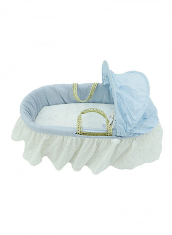 Baby Travel Cot Sky Blue