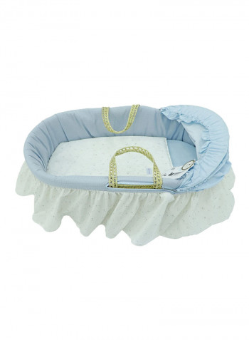 Baby Travel Cot Sky Blue