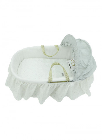 Baby Travel Cot Sky Grey
