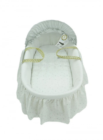 Baby Travel Cot Sky Grey