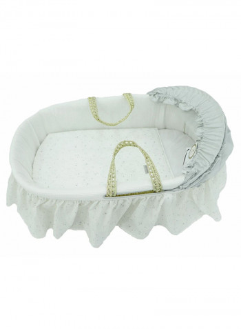 Baby Travel Cot Sky Grey