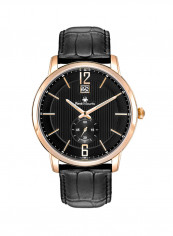 Men's Executive Leather Analog Quartz Wrist Watch R4-80101RM5