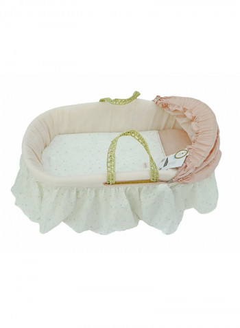 Baby Travel Cot Sky Pink