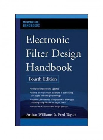 Electronic Filter Design Handbook Hardcover English by Arthur Williams