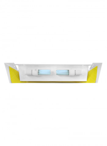Electric Fly Insect Trap UV Lamp Bug Zapper White/Yellow 700x155x175millimeter