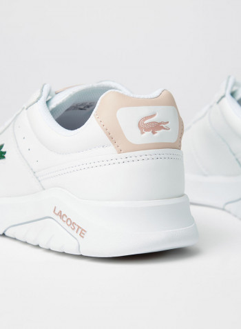 Game Advance Leather Sneakers White/Light Pink