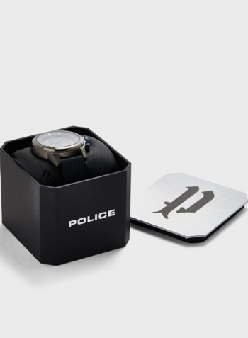 Men's Leather Chronograph Watch