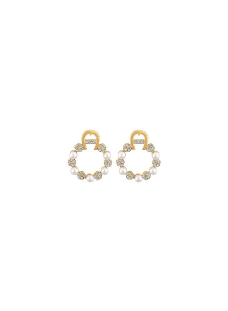 Dangle Pearl Earrings Gold/Silver