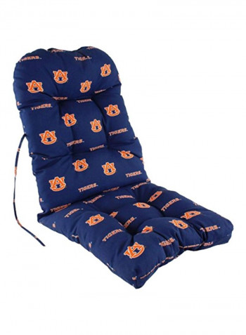 Polyester Adirondack Chair Cushion Blue/Orange 49x20x3inch