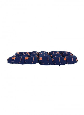 Polyester Adirondack Chair Cushion Blue/Orange 49x20x3inch