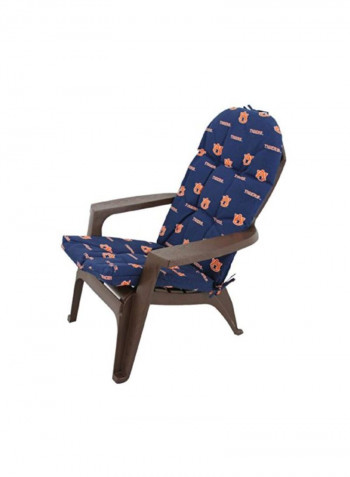 Polyester Adirondack Chair Cushion Blue/Orange 49x20x3inch