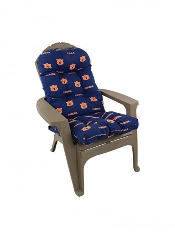 Polyester Adirondack Chair Cushion Blue/Orange 49x20x3inch