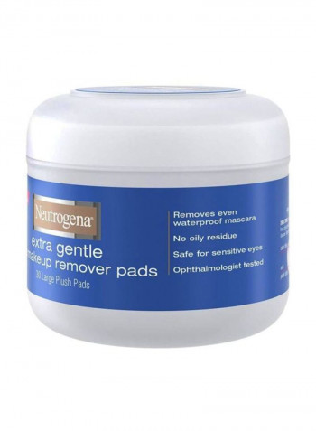 Pack Of 6 Eye Extra Gentle Makeup Remover Pads White