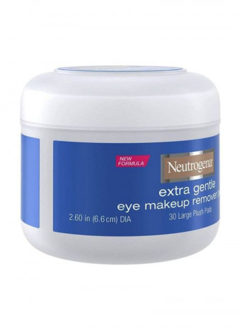 Pack Of 6 Eye Extra Gentle Makeup Remover Pads White