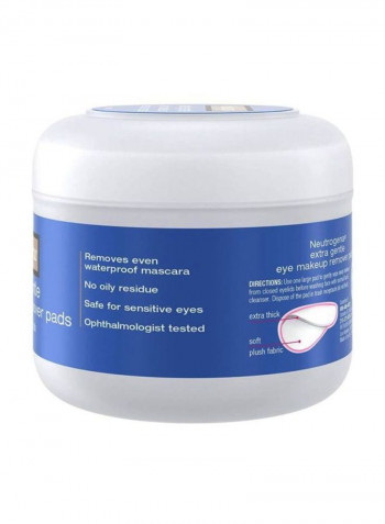Pack Of 6 Eye Extra Gentle Makeup Remover Pads White