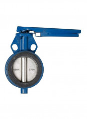 Butterfly Valve Blue/Silver/Black 4inch