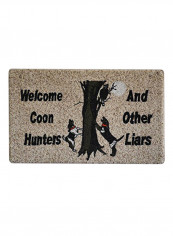 Coon Hunters Printed Doormat Multicolour 0.4x18x27inch