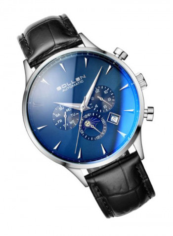 Men's Leather Chronograph Watch LEN67945