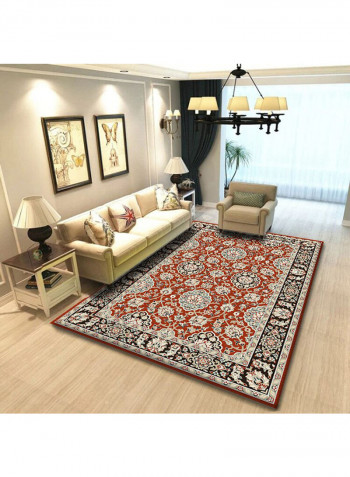 Anti-Slip Living Room Carpet Multicolour 120x160centimeter