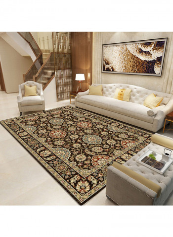 Anti-Slip Living Room Carpet Multicolour 120x160centimeter