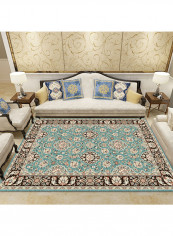 Anti-Slip Living Room Carpet Multicolour 120x160centimeter