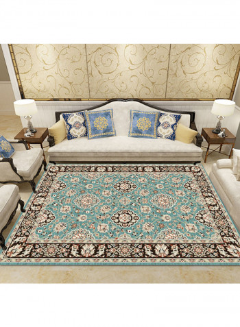 Anti-Slip Living Room Carpet Multicolour 120x160centimeter