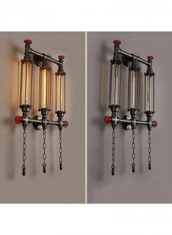 Creative Personality Iron Art LED Wall Lamp Multicolour 49 x 12 x 85centimeter