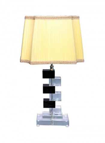 Decorative Table Lamp Black/Yellow/Clear 400x700millimeter