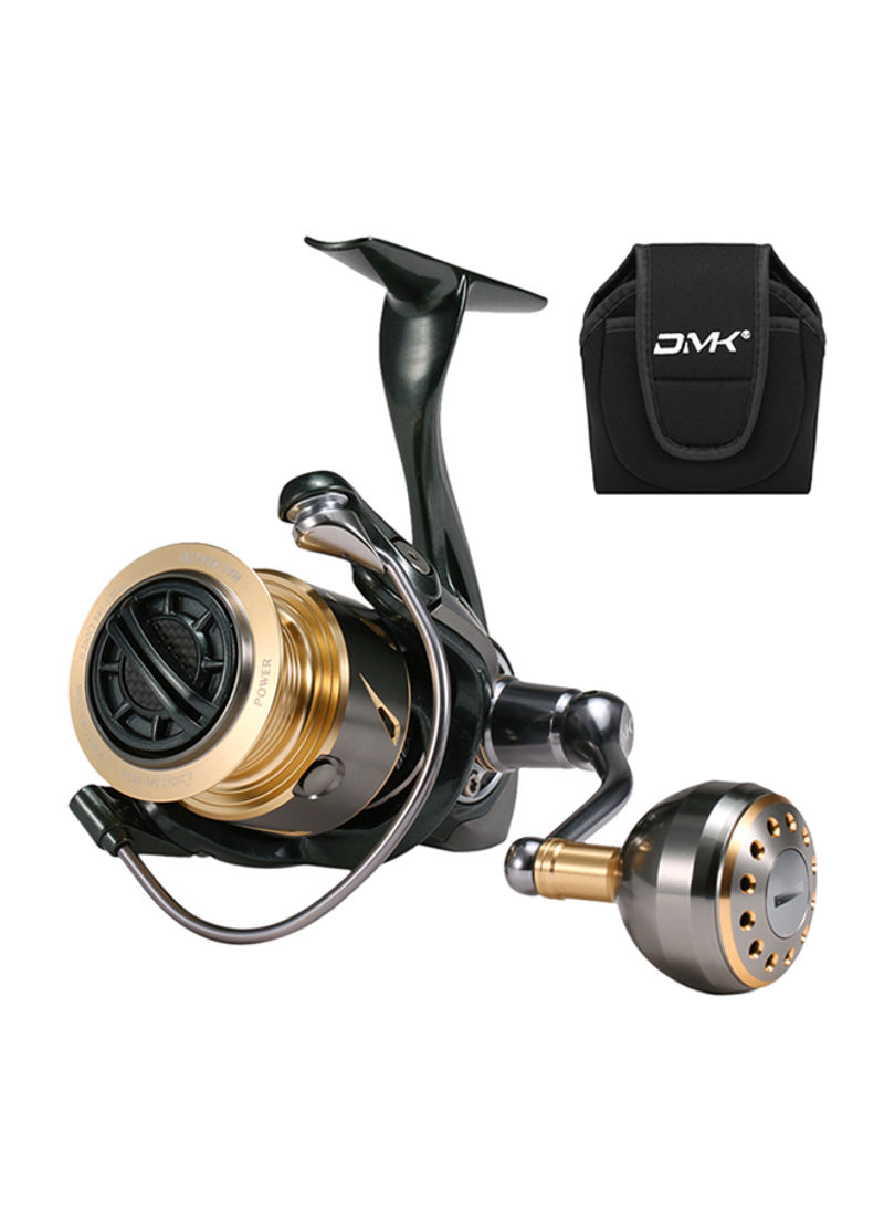 800-5000 Series Spinning Fishing Reel With Case 14x13.5x9.5cm