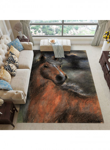 Animal Pattern Living Room Carpet Multicolour 120x160centimeter