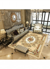 Vintage Pattern Anti-Skidding Floor Carpet Multicolour 120x160centimeter