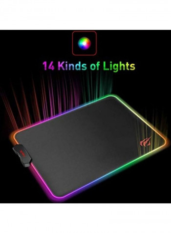 Rainbow Backlit Wired Gaming Keyboard ,Mouse And  Mouse Pad Set