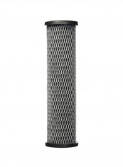 12-Piece Carbon Water Filter Black/White 10x2.5inch