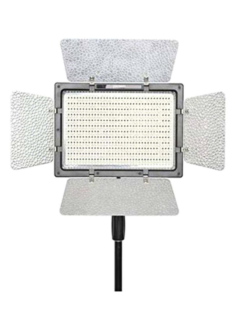 5500K LED Video Light Panel With AC Power Adapter Black