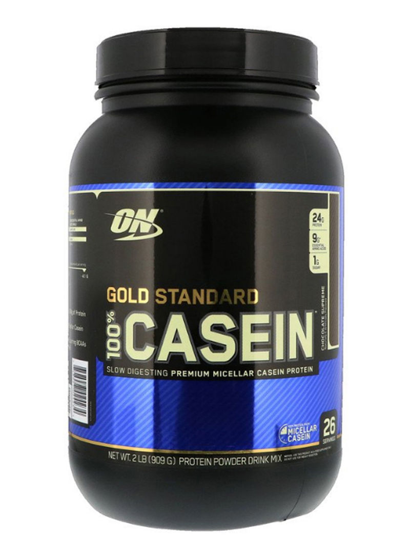 Gold Standard 100 Percent Casein Protein - Chocolate Supreme - 909 Gram
