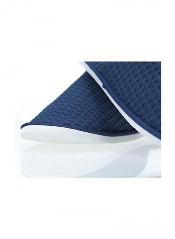 10-Piece Disposable Slippers Set Blue/White